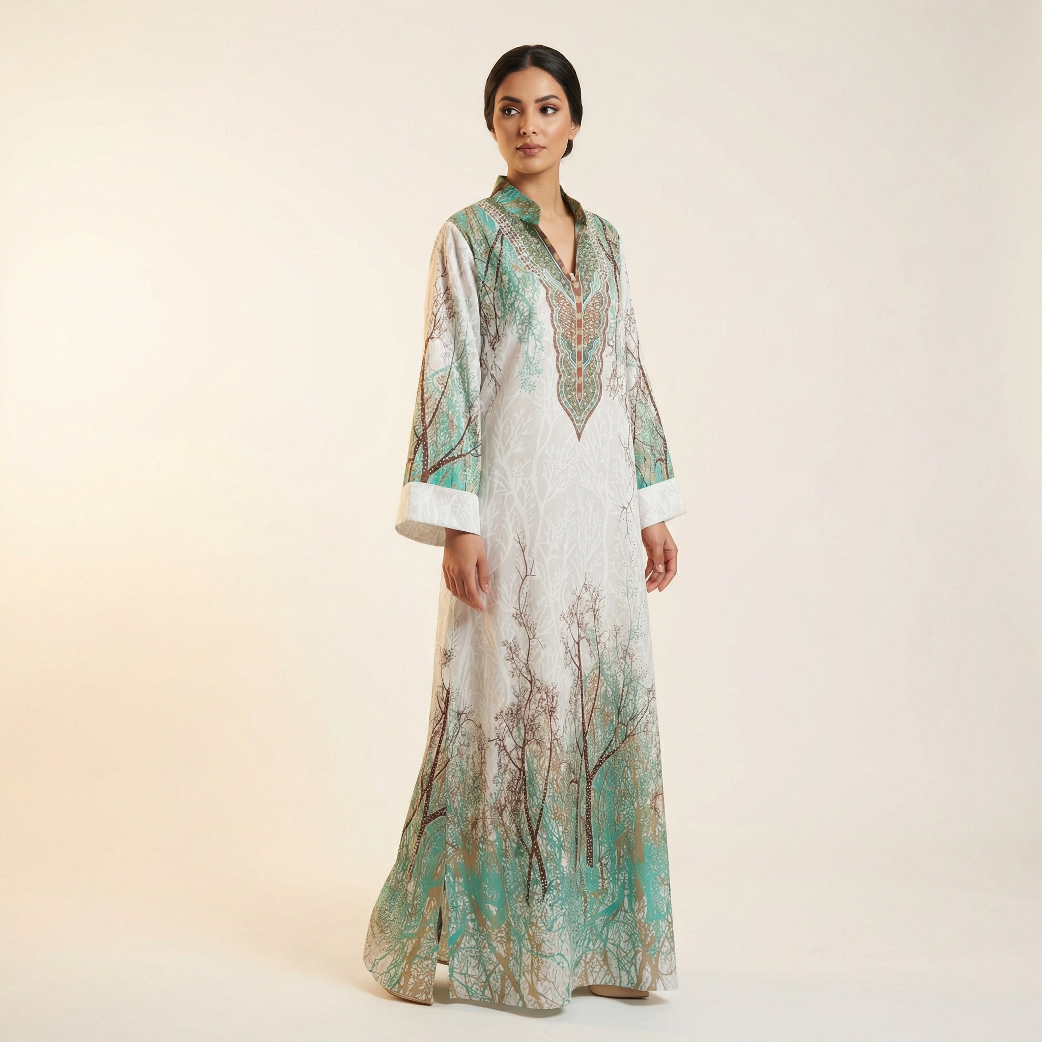 Abaya Imprimé Khaleeji